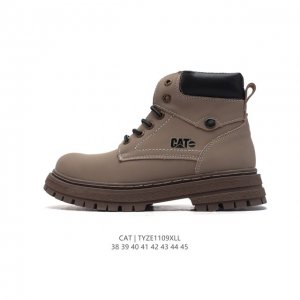 公司级 CAT FOOTWEAR CAT 卡特工装 休闲复古男款鞋系列靴子 高帮马丁靴 新款潮板鞋 专治各种不帅 鞋身轻便 舒适性相当不错 橡胶大底 上身随意搭