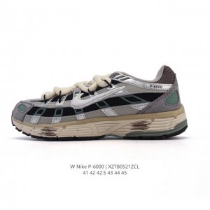 公司级 耐克 Nike 男子休闲运动鞋解构绑带 双鞋带 p-6000premium 轻便舒适透气防滑缓震耐磨跑步鞋 p-6000 是一款植根于 2000 年代风