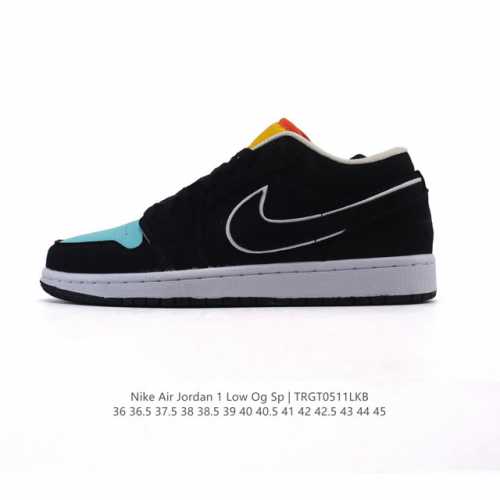 真标 耐克 Nike Air Jordan 1 Low Og Sp Military Blue Aj1乔1 2025年新款 蛇年新款 低帮篮球鞋 Aj1 乔丹1