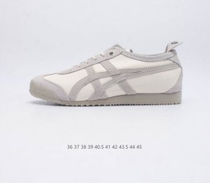 Asics 亚瑟士 男女鞋真标半码制 日产经典老牌-鬼塚虎 Onitsuka Tiger Mexico 66经典墨西哥系列复古经典百搭板鞋休闲运动鞋慢跑鞋 采用
