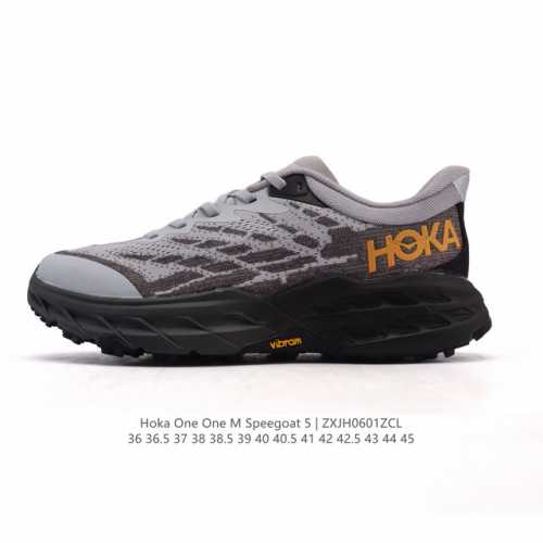 公司级 Hoka One One Speedgoat5 飞速羚羊5 飞速羚羊系列的第五代越野跑鞋男女士运动鞋，从众多用户反馈上来看，飞速羚羊 Speedgoat