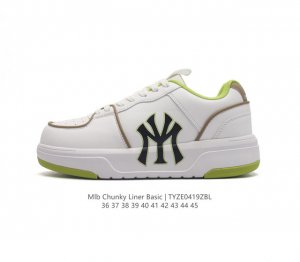 Mlb Chunky Liner Basic 人气单品学长鞋系列轻量增高厚底百搭休闲运动板鞋 男女轻便胶鞋 高级街头休閒品牌鞋。Mlb Chunky Liner
