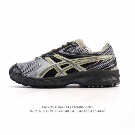 新品公司级 Asics亚瑟士男女通用复古运动休闲运动鞋 老爹鞋 Gel-Ds Trainer 14 时尚运动：Temptation Vacation X Asi - 点击图像关闭