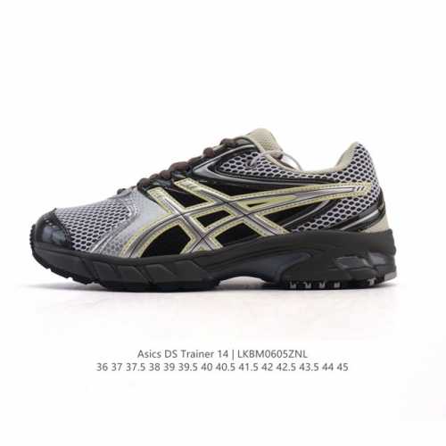新品公司级 Asics亚瑟士男女通用复古运动休闲运动鞋 老爹鞋 Gel-Ds Trainer 14 时尚运动：Temptation Vacation X Asi