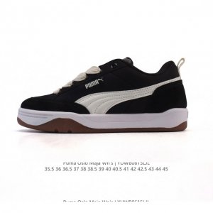 特价 Puma 彪马 Oslo Maja Wn's 2025年新款 小白鞋 厚底增高运动休闲板鞋 复古经典板鞋时尚小白鞋。原楦原纸版开发，采用固色翻毛皮拼接头层