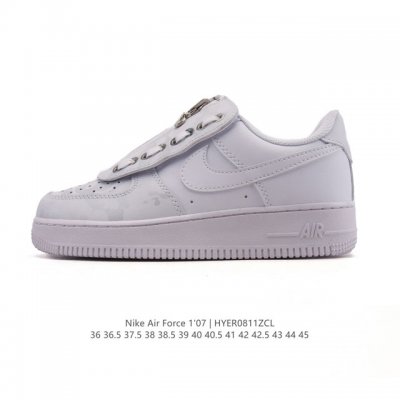 耐克 Nike Air Force 1 '07 Low 空军一号含气垫 小白鞋 2025年新款 低帮百搭厚底增高休闲运动板鞋。柔软、弹性十足的缓震性能和出色的中