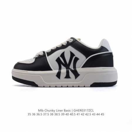 170 mlb Chunky Liner Basic 人气单品学长鞋系列轻量增高厚底百搭休闲运动板鞋 男女轻便胶鞋 高级街头休閒品牌鞋。Mlb Chunky L - 点击图像关闭