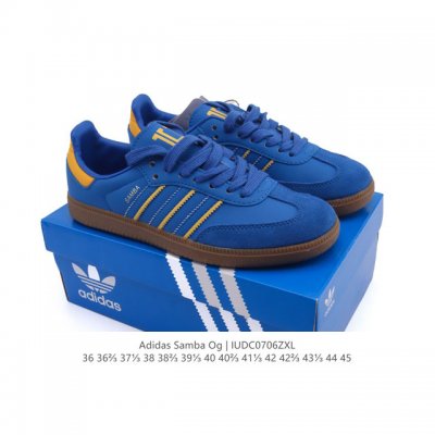 阿迪达斯 德训鞋 Adidas Originals Samba Og Shoes 经典运动鞋小白鞋 T头鞋 男女士板鞋 彰显休闲摩登风情的时尚经典鞋。它诞生于5