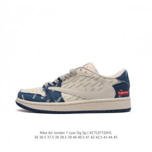 耐克 Nike Air Jordan 1 Low Og Sp Military Blue Aj1乔1 倒勾 低帮篮球鞋 Aj1 乔丹1代 Aj1 乔1 反向脚趾