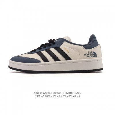 公司级 阿迪达斯 Adidas Originals Gazelle Indoor复古三叶草防滑透明橡胶板鞋经典运动鞋。这款经典鞋,忠于原版设计,缀撞色三条纹和鞋