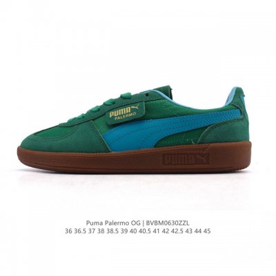 彪马Puma Palermo Og 防滑耐磨低帮德训板鞋 男女运动鞋，Army Trainer Og休闲鞋沿用德训鞋经典外观 鞋身和鞋舌分别添加了品牌标志性 L