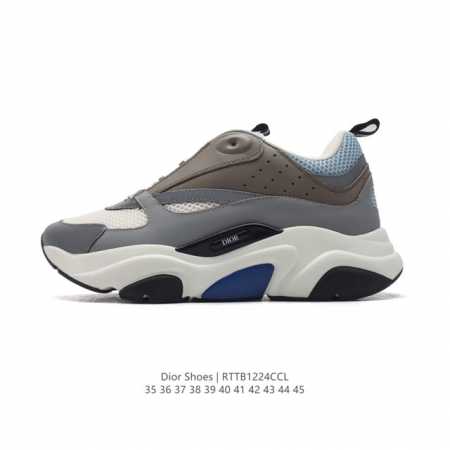 公司级 Dior 迪奥 高奢品牌 彰显高级气质 Dior 运动鞋低帮系列复古百搭休闲鞋时尚慢跑鞋厚底老爹鞋。 码数：35-45 编码：Rttb1224Ccl - 点击图像关闭