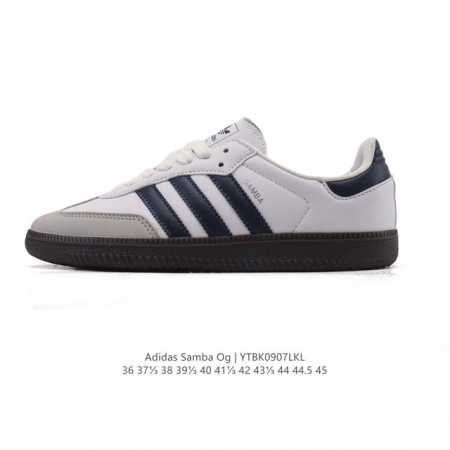 阿迪达斯 德训鞋 Adidas Originals Samba Og Shoes 经典运动鞋小白鞋 T头鞋 男女士板鞋 彰显休闲摩登风情的时尚经典鞋。它诞生于5 - 点击图像关闭