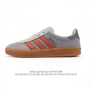 阿迪达斯 德训鞋 Adidas Originals Samba Og Shoes 经典运动鞋小白鞋 T头鞋 男女士板鞋 彰显休闲摩登风情的时尚经典鞋 它诞生于5
