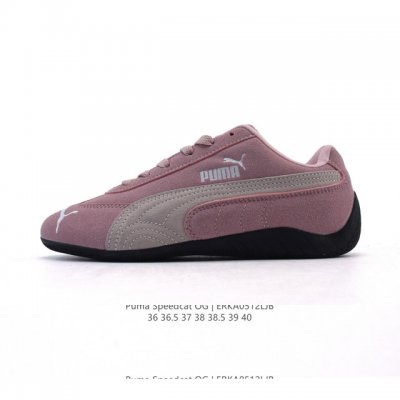 puma Speedca Og 彪马极速赛车系列低帮德训风拼接复古百搭休闲运动赛车鞋 鞋款从80、90年代赛车手所穿的防火赛车鞋为原型，鞋身线条模仿了赛车的流线