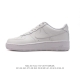 二层皮 耐克 Nike Air Force 1 '07 Low 空军一号含气垫 小白鞋 低帮百搭厚底增高休闲运动板鞋。柔软、弹性十足的缓震性能和出色的中底设计，