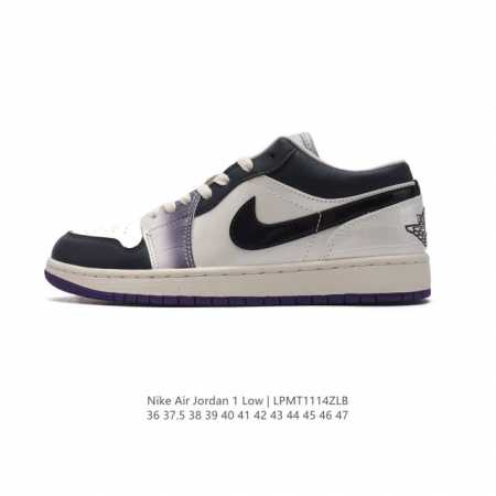 耐克 乔丹air Jordan 1 Low Aj1 乔1 乔丹1代aj1 低帮复古文化休闲运动篮球鞋，从1985 年面世的元年款汲取设计灵感，采用简洁大方的经典 - 点击图像关闭