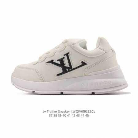 新品公司级 Lv Classic运动鞋 Lv 路易威登Louis Vuitton路易威登Lv男女鞋Classic运动鞋2025款小牛皮字母休闲鞋白色1Ahstf - 点击图像关闭