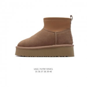 公司级 UGG 中帮靴子 雪地靴 俏皮可爱的百变造型， 美国轻奢品牌UGG 平底系列冬季羊毛一体雪地休闲保暖毛毛家居包头棉鞋。官方同步包装 检验标 材料采用原厂