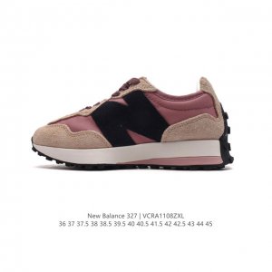 真标 NB 新百伦 New Balance 327系列复古休闲运动慢跑鞋时尚男女运动鞋 以更纯粹的复古风格设计打造的全新造型 侧身还以解构设计，将 N 字标志以