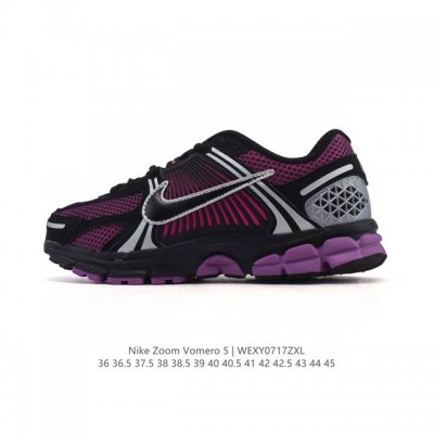 Nike 耐克夏季 Zoom Vomero 5 运动鞋休闲训练跑步鞋。Nike Zoom Vomero 5 男女子运动鞋妥帖包覆足部，提供透气支撑效果。耐穿材料
