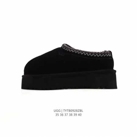 公司级 Ugg 棉拖 雪地靴 俏皮可爱的百变造型， 美国轻奢品牌ugg 平底系列冬季羊毛一体雪地休闲保暖毛毛家居包头棉拖鞋。官方同步包装 检验标 材料采用原厂防 - 点击图像关闭