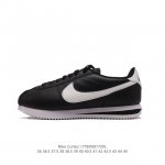 公司级 新款 耐克 Nk Classic Cortez Leather 阿甘复古初代皮革运动慢跑鞋。Nike Classic Cortez 鞋款是 Nike 元