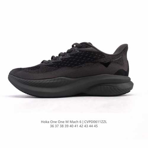 Hoka One One独特的竞训鞋,主打舒适软弹Hokamach马赫6#竞速跑鞋 Hoka Mach 6 轻盈且富有弹性的舒适感！迄今为止最轻量灵敏的Mach