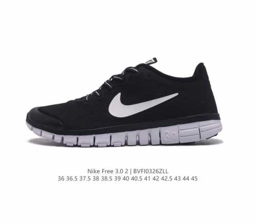 耐克nike Free 3.0 V2 耐克赤足3.0经典透气网面休闲百搭运动跑鞋 码数 36-45含半码 货号 354574-068 编码 Bvfi0326Zl