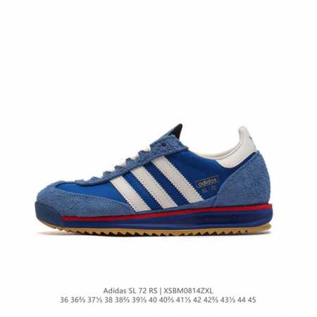 阿迪达斯adidas Sl 72 Shoes 经典复古薄底运动鞋 T头鞋 三叶草复古休闲跑步鞋休闲运动鞋 这款经典运动鞋携复古型格，来访你的活力日常 采用舒爽帆 - 点击图像关闭