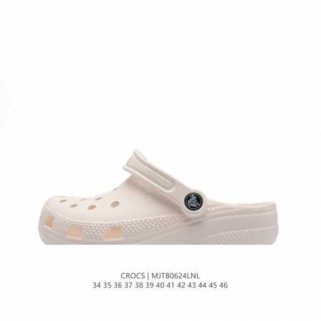 Crocs 沙滩洞洞鞋 男女休闲厚底增高凉拖鞋 卡骆驰杨幂同款凉鞋 厚底增高凸显大长腿沙滩鞋 选择尺码时 建议选大一码 脚感更舒适 这款不带鞋盒 类型：男女鞋 - 点击图像关闭