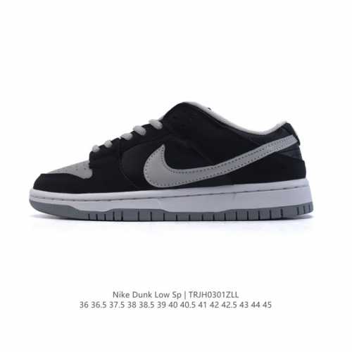 二层皮 耐克Nike Dunk Low 板鞋 Sb系列经典百搭休闲运动板鞋。加厚鞋舌的填充，使舒适性大大提升，同时也更方便穿脱中底部分则加入了脚感柔软舒适Zoo