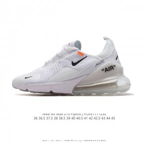 公司级 耐克 NIKE AIR MAX 270 FLYKNIT 混合科技 透气后掌半气垫慢跑鞋 气垫跑步鞋 其后跟采用 Nike 大型 Air 气垫，加上具有非