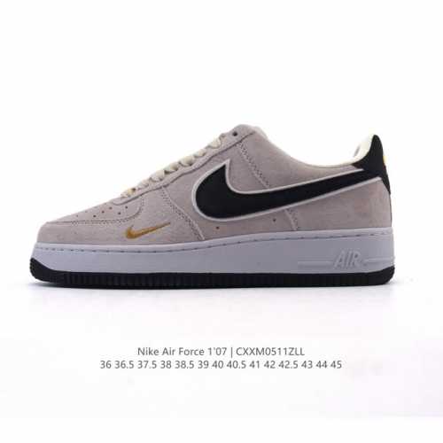 耐克 Nike Air Force 1 '07 Low 空军一号含气垫 小白鞋 2025年 蛇年新款 低帮百搭厚底增高休闲运动板鞋。柔软、弹性十足的缓震性能和出