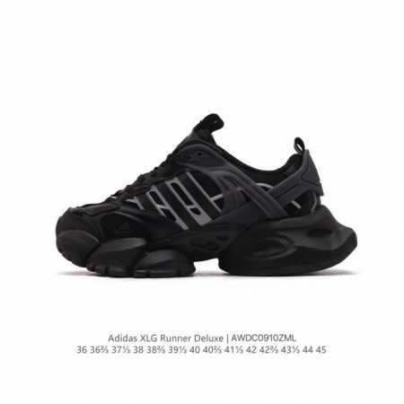 公司级 阿迪达斯adidas Xlg Runner Deluxe 跑步者豪华版系列低帮厚底增高老爹风复古缓震休闲运动慢跑鞋。男女鞋半码制#原楦原纸版开发版型#采 - 点击图像关闭