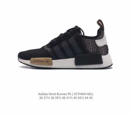 阿迪达斯adidas Nmd Runner Pk 真爆超弹男女运动鞋。弹力 以鞋型、角度和面料，力求展现 Adidas创新传统，采用时髦廓形，以抢眼外形诠释经典 - 点击图像关闭