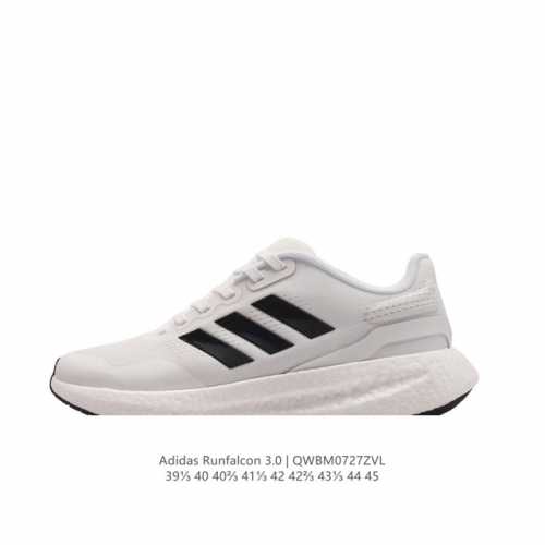 Adidas阿迪达斯 Runfalcon 3.0系列跑步鞋新款排汗减震防滑耐磨跑鞋。Adidas阿迪达斯男子跑步系列runfalcon3.0跑步鞋。Hq3790