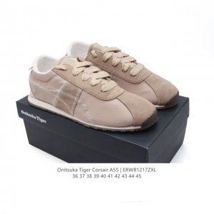 Onitsuka Tiger鬼塚虎 新款时尚舒适休闲运动鞋 Tiger Corsair A55跑步鞋#Onitsukatiger##鬼塚虎#全新tiger Co