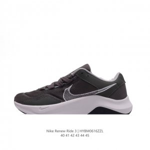 耐克 Nike 经典男士跑步鞋renew Ride 3轻质透气运动鞋缓震舒适百搭老爹鞋。当菜单上有日常跑步时，Nike Renew Ride 3 会提供平稳柔软