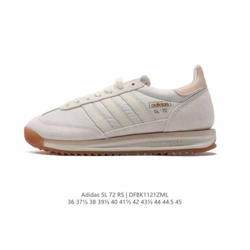 公司级 阿迪达斯adidas Sl 72 Shoes 经典复古薄底运动鞋 T头鞋 三叶草复古休闲跑步鞋休闲运动鞋 这款经典运动鞋携复古型格，来访你的活力日常 采