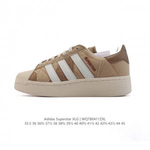 降价原价 元 阿迪达斯 三叶草Adidas Originals Superstar Xlg 贝壳头系列 低帮厚底松糕经典百搭休闲运动板鞋。当你试图定义Adida