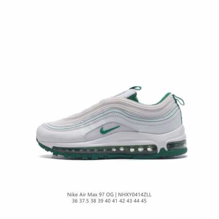 耐克nike休闲鞋 经典 气垫 Air Max 97 子弹气垫低帮运动鞋。Air Max '97 运动跑鞋以流线型鞋身和卓越科技为热爱运动的你造就全方位防护，强 - 点击图像关闭