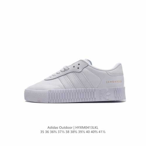 阿迪达斯 Adidas 三叶草 Outdoor 经典三条杠复古休闲运动板鞋春夏时尚简约小白鞋男女鞋情侣鞋 类型：男女鞋 货号：AQ1134 码数：36 36 3