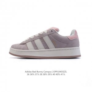 阿迪达斯 Bad Bubby Campus 00S Shoes 经典运动滑板鞋 面包鞋 坏痞兔米 2025年新款 新年红鞋子。致敬友谊之美的经典运动鞋，这款Ad