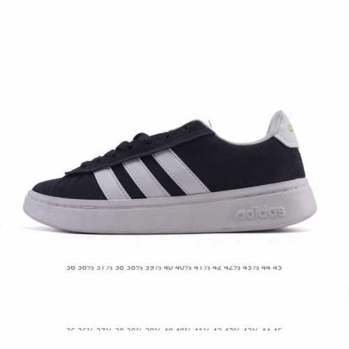 新品 阿迪达斯 Adidas男女Grand Court Alpha 00S网球鞋 舒适百搭小白鞋 防滑耐磨 低帮 板鞋 阿迪达斯中性四季款网球训练鞋 Jr054
