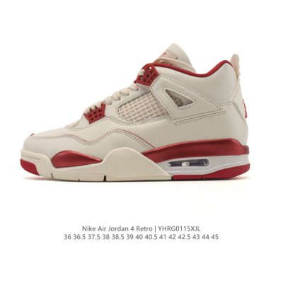 公司级 耐克 Nike Air Jordan 4 Retro Og迈克尔 乔丹Aj4代乔4 低帮复古休闲运动文化篮球鞋。秉承轻量化的速度型篮球鞋设计思想完成设计