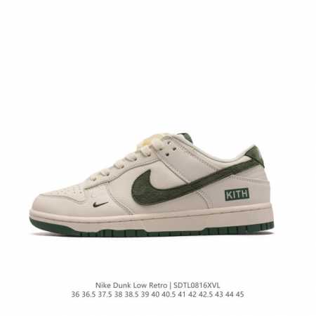 耐克 Nike Dunk Low Retro 运动鞋复古运动滑板鞋。作为 80 年代经典篮球鞋款，起初专为硬木球场打造，后来成为席卷街头的时尚标杆，现以经典细节 - 点击图像关闭