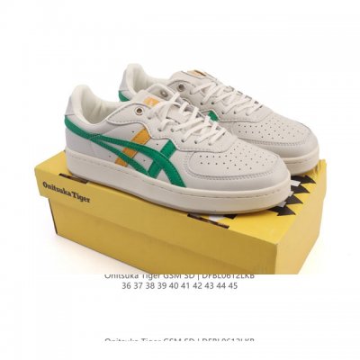 新品 Onitsuka Tiger Gsm Sd鬼冢虎运动板鞋 经典Gsm Sd男女款休闲鞋 减震耐磨 低帮 板鞋 男女同款，巨巨巨巨巨百搭的小虎子，穿够了薄底
