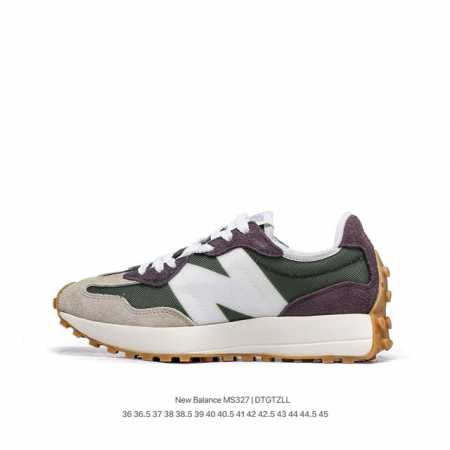 nb327 #New Balance 新百伦 采用翻毛皮及染色牛津布料拼接构成，中底高弹eva发泡材质加持满丁防滑橡胶外底上世纪 70 年代的意大利街头风格nb - 点击图像关闭