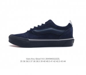 万斯 Vans Knu-Skool Vr3 Lx 面包鞋 坎普尔 茱利安系列低帮复古硫化休闲运动板鞋 肥胖版大logo 要说整个2023年最为热门的鞋型之一 面
